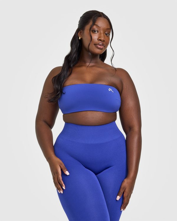 Unified Micro Bandeau Bralette | Space Blue For Cheap