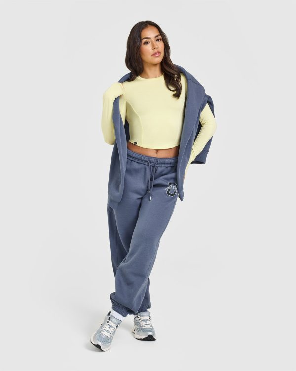 Mellow™ Soft Mid Long Sleeve Top | Pastel Yellow Sale - Image 3