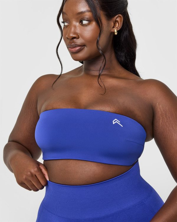 Unified Micro Bandeau Bralette | Space Blue For Cheap - Image 5