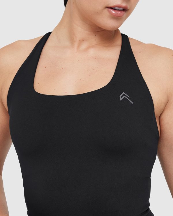 Timeless Square Neck Mid Vest | Black Sale - Image 4
