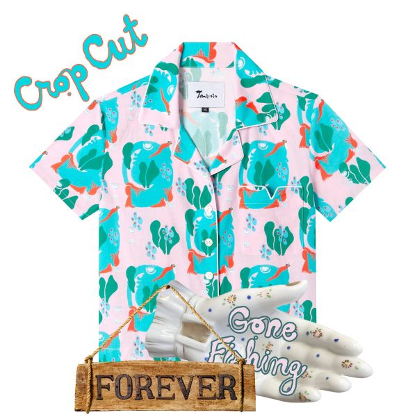 Amber Vittoria x Tombolo ~ Crop Cut Hot on Sale