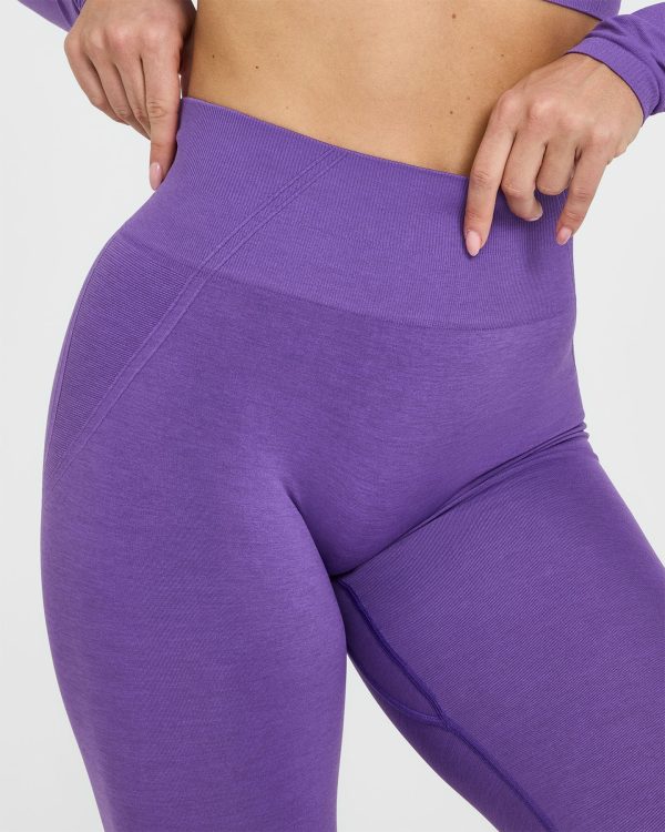 Effortless Seamless Leggings | Iris Purple Online Hot Sale - Image 4