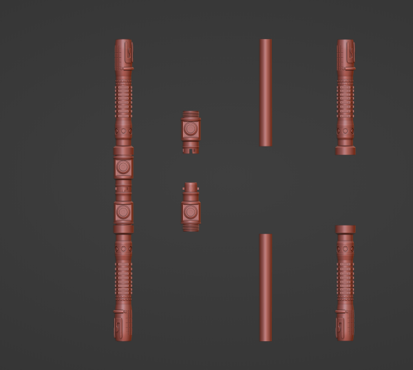 Print in Place Connecting Double Lightsaber Concept 7 Hot on Sale - Image 5
