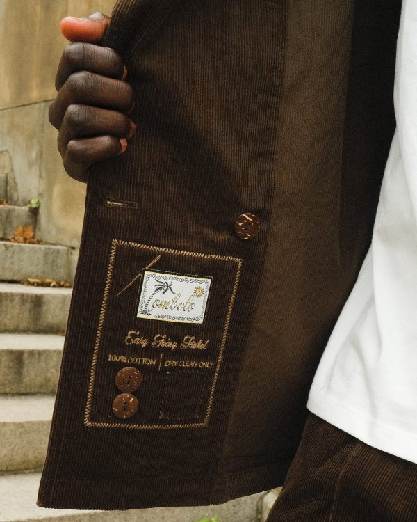 Easy-Going Jacket (Brown Corduroy) For Cheap - Image 4