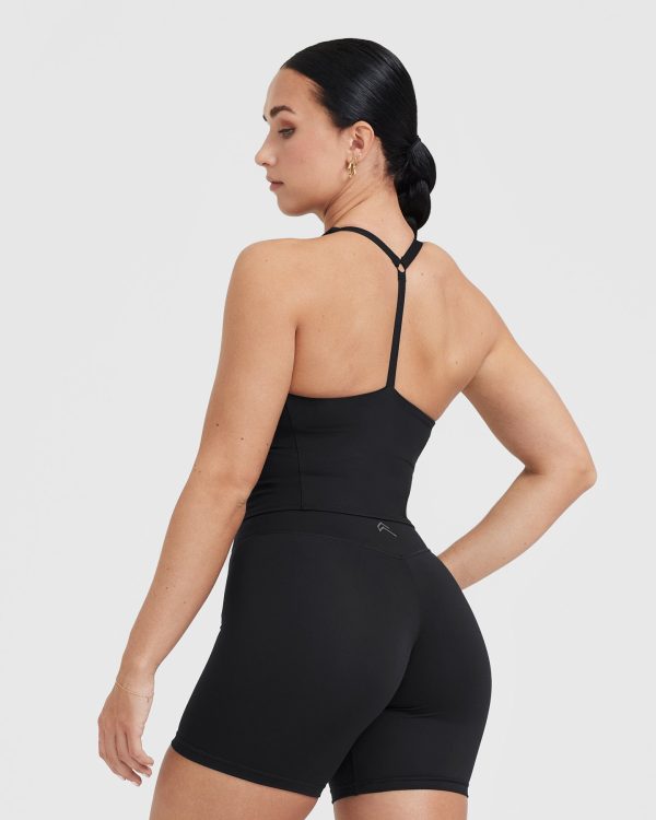 Timeless Square Neck Mid Vest | Black Sale - Image 2