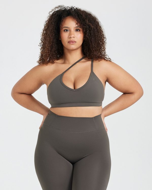 Timeless Strappy Bralette | Deep Taupe For Discount - Image 3