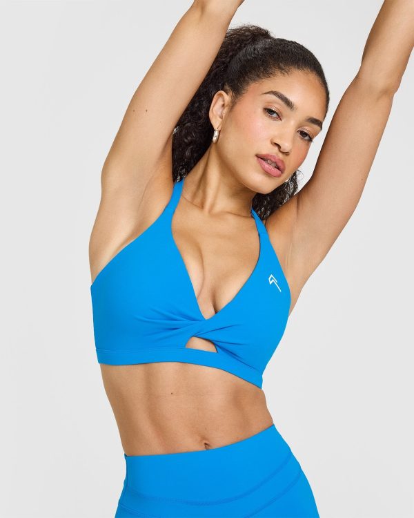 Unified Twist Sports Bra | Tropical Blue Online Sale - Image 5