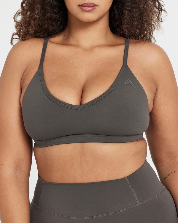 Timeless Strappy Bralette | Deep Taupe For Discount - Image 4